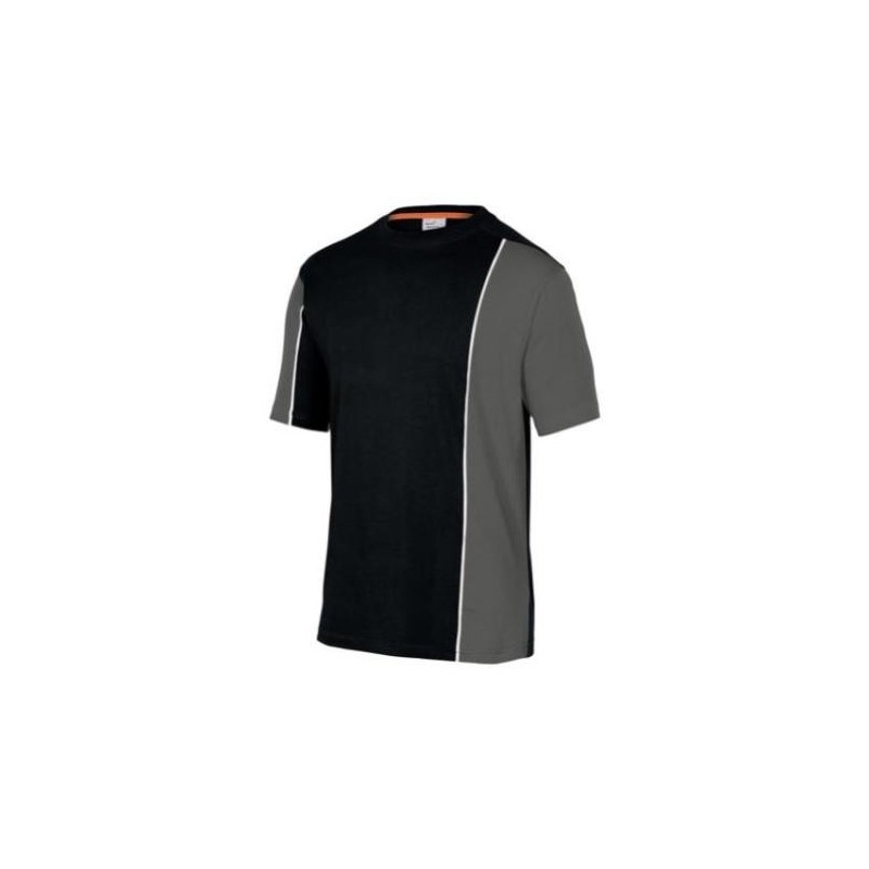 CAMISETA MSTST 100% ALGODON TALLA M NEGRO GRIS . .