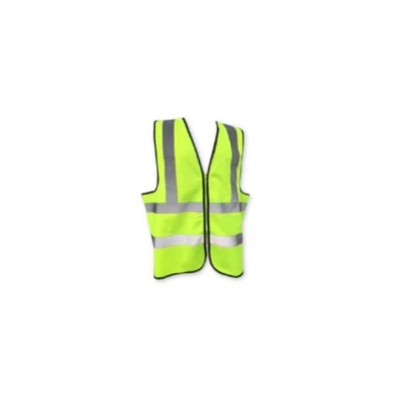 CHALECO CON CREMALLERA AMARILLO FLUOR