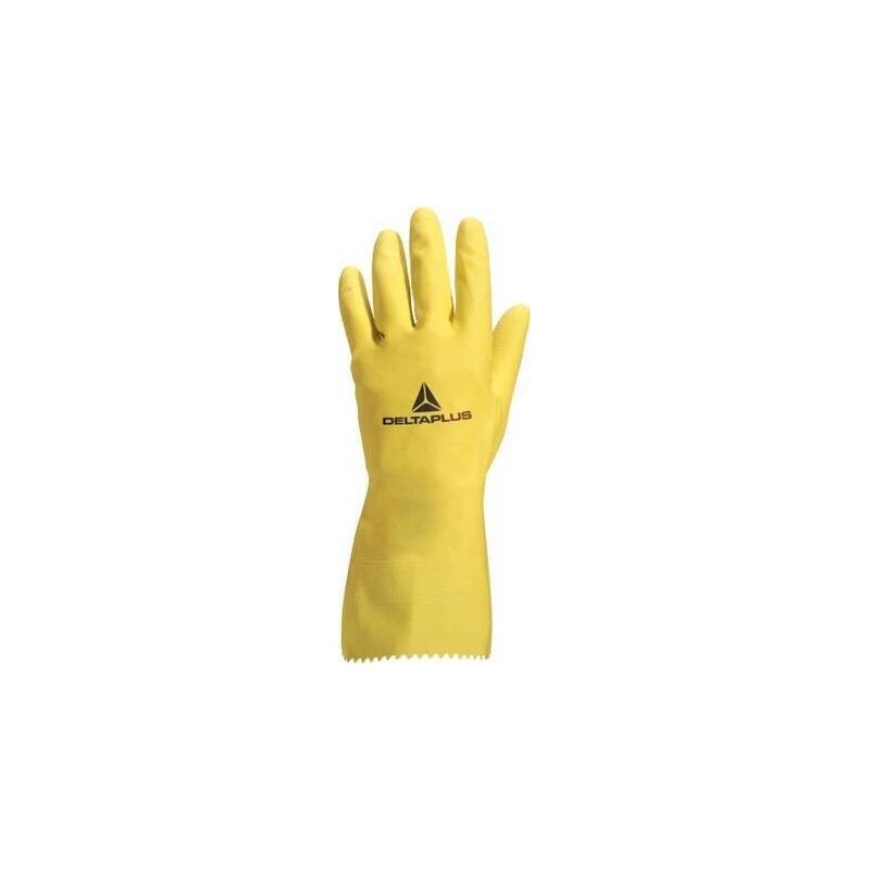 GUANTE PICAFLOR 240 LATEX FLOCADO EN420, EN374, EN388 1,0,1,0 30CM X 0,38MM . .