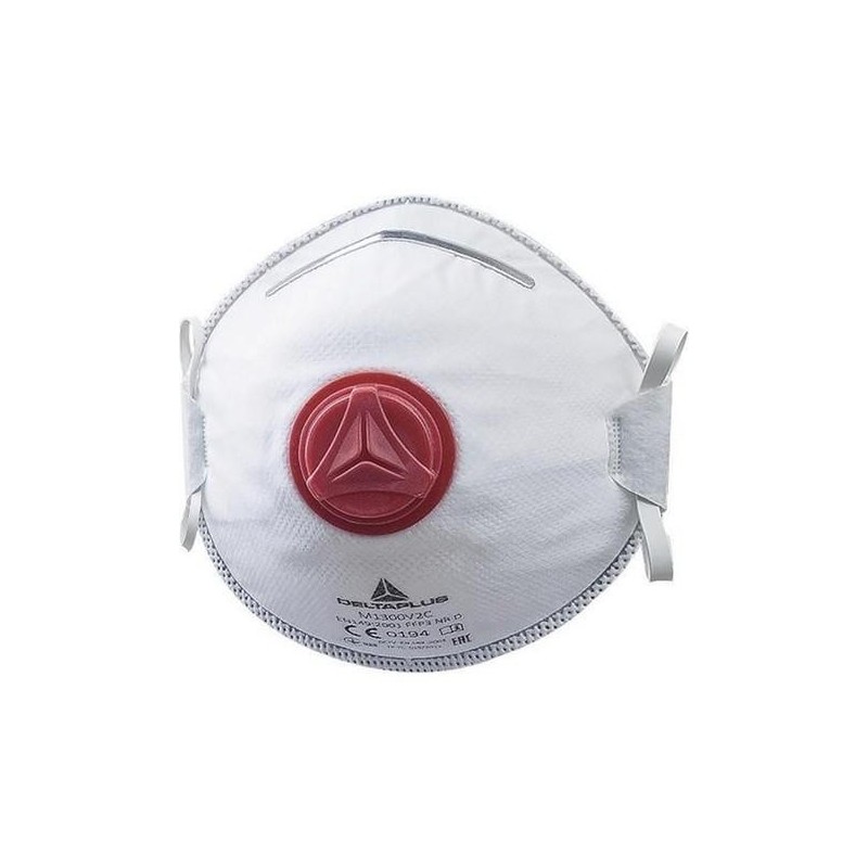 MASCARILLA FFP3 C/VALVULA CONVEXA CAJA 10 PIEZAS . .