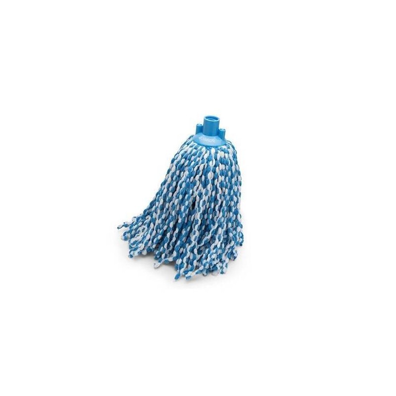 FREGONA HILOS MICROFIBRA BICOLOR AZUL