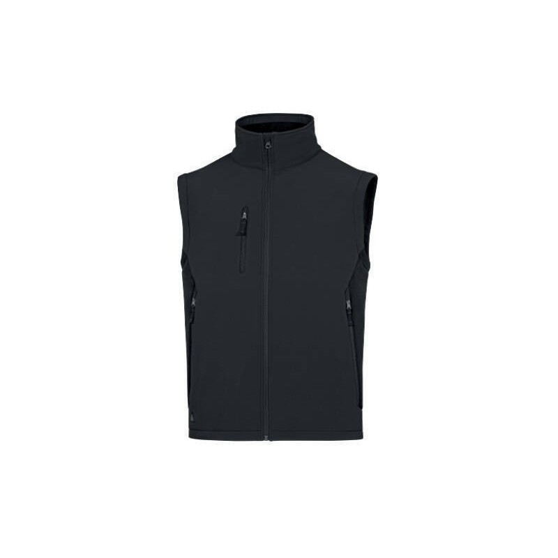 CAZADORA SOFTSHELL MUJER MYSEN 2 MANGAS DESMONTABLES TALLA M GRIS / NEGRO