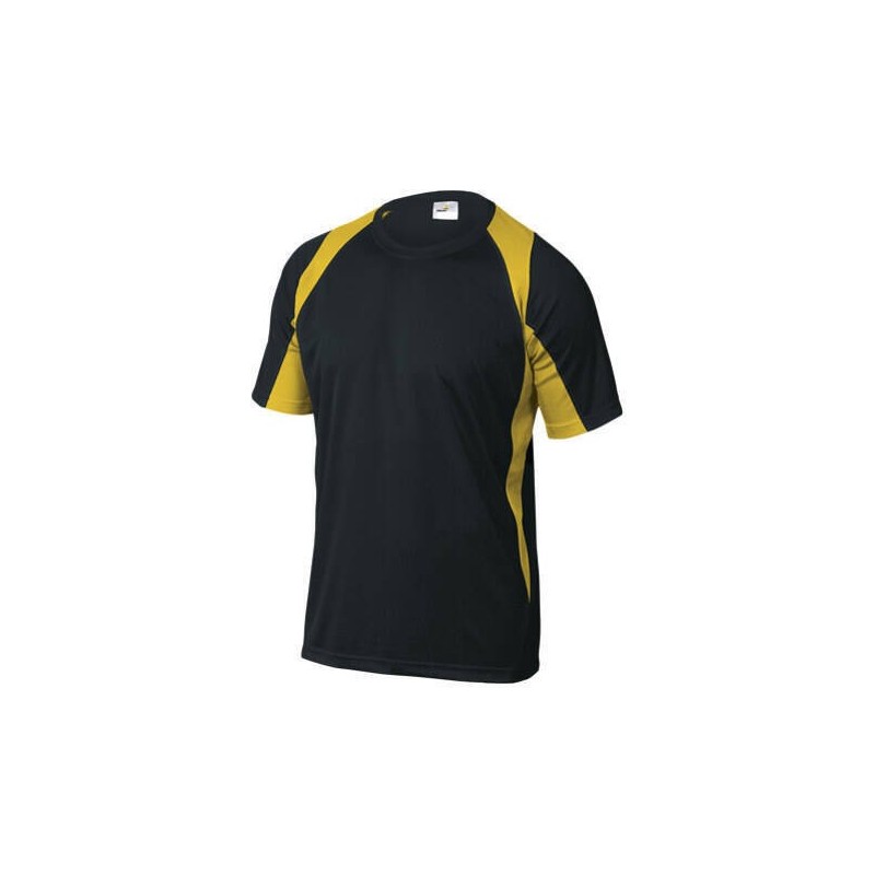 CAMISETA BALI BICOLOR NEGRO AMARILLO . .