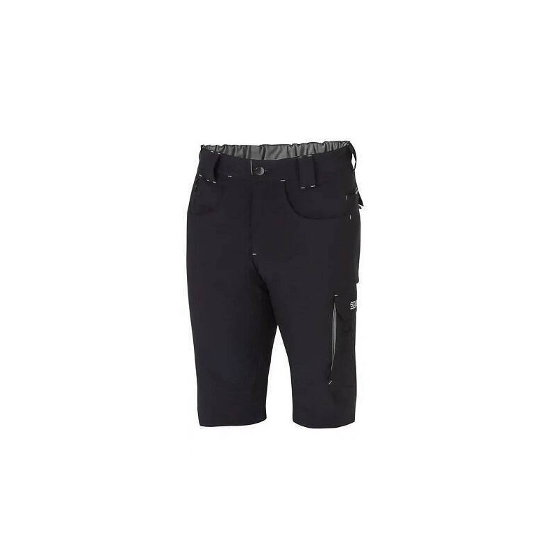 BERMUDA LAREDO NYLON SPANDEX NEGRO GRIS