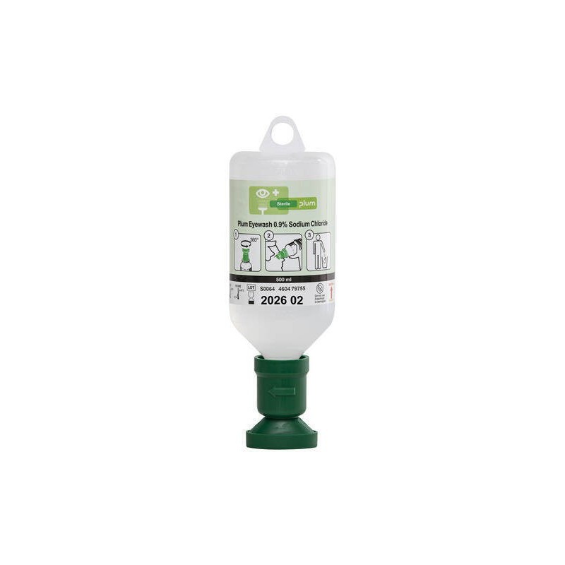 BOTELLA LAVAOJOS SOLUCIÓN SALINA 500ml.