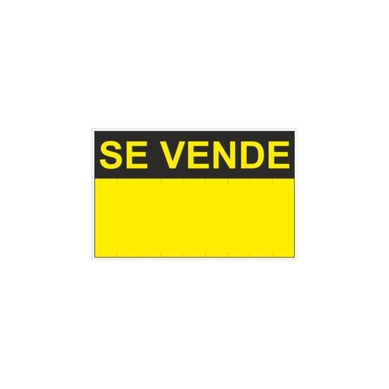 CARTEL PVC 45 X 35 SE VENDE