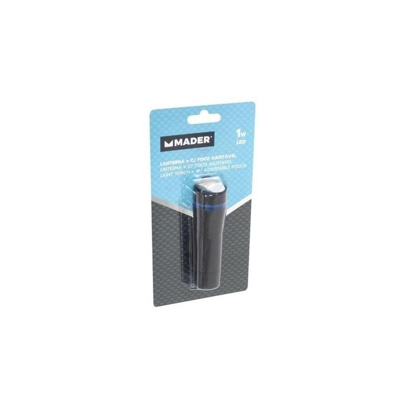LINTERNA LED 1W FOCO AJUSTABLE SIN PILA