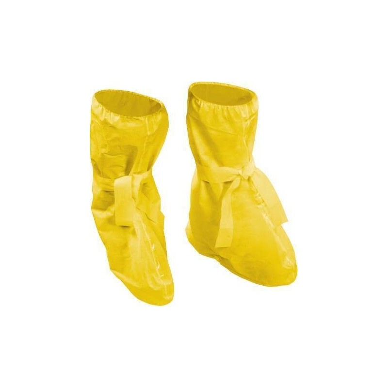 CUBREBOTAS DESECHABLES DELTACHEM TIPO PB [3] Y 3B COSTURA SELLADA (1 PAR) . AMARILLO