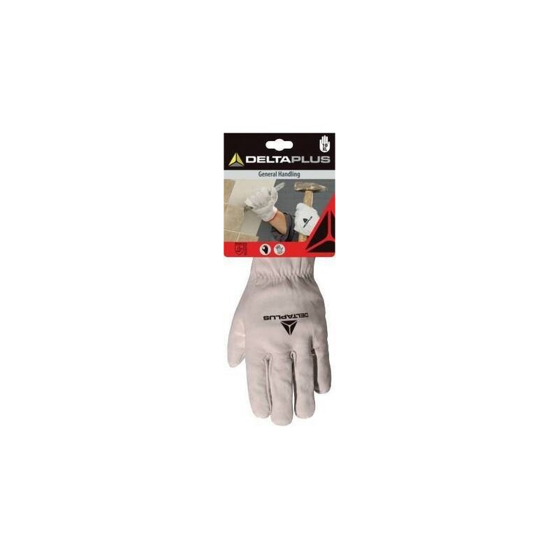 GUANTE PIEL FLOR VACUNO GRIS EN388 3,1,2,2 BLISTER