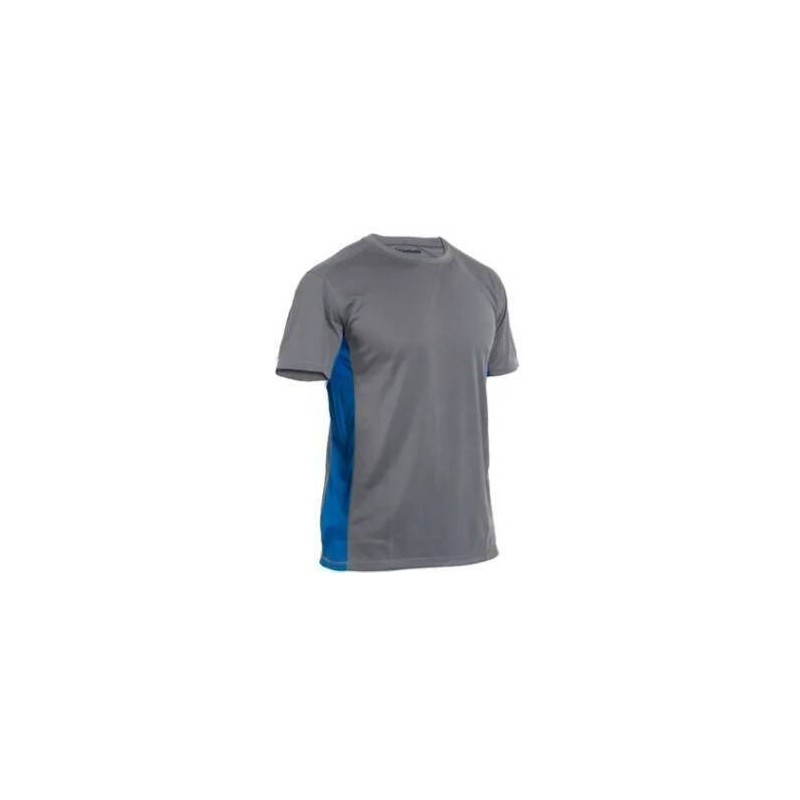 CAMISETA M/CORTA JET GRIS/AZUL ROYAL