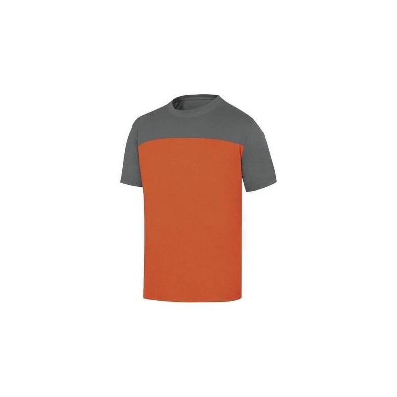 CAMISETA GENOA 2 100% ALGODÓN NARANJA / GRIS