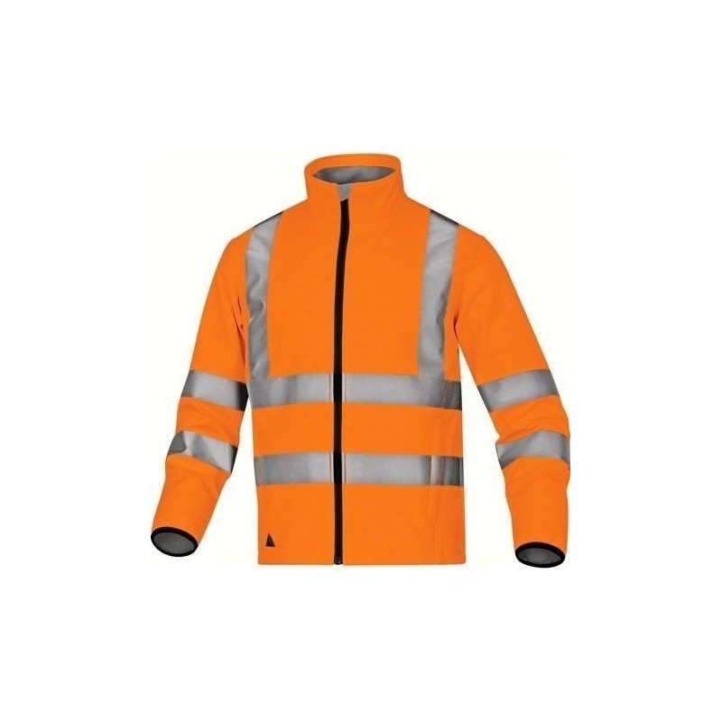 CHAQUETA LEGA SOFTSHELL ALTA VISIBILIDAD NARANJA