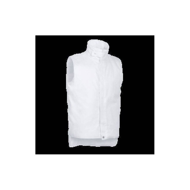 CHALECO MULTIBOL. MICROFIB. ACOLCHADO BLANCO