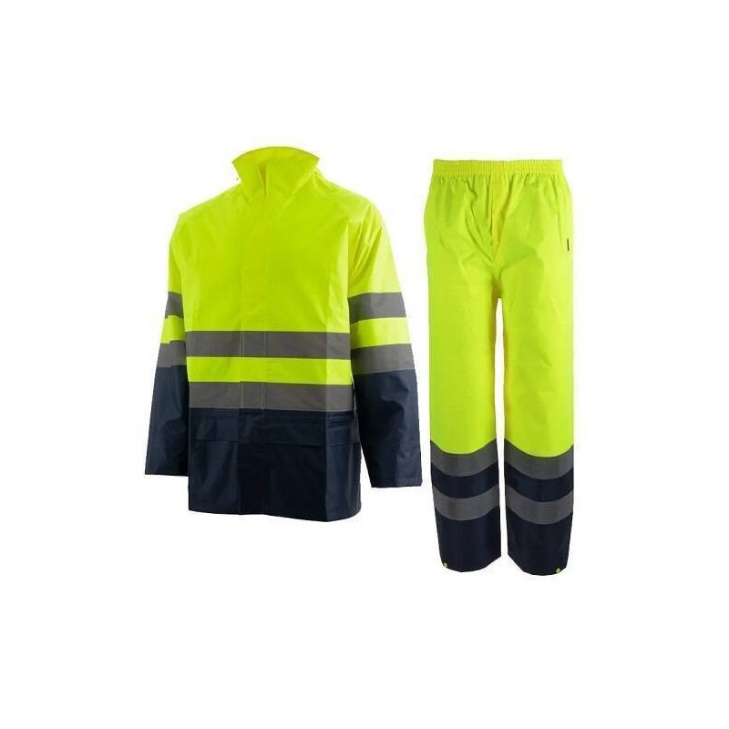 CONJUNTO DE LLUVIA A.V. COUNTRY CLASE 3 MARINO/AMARILLO