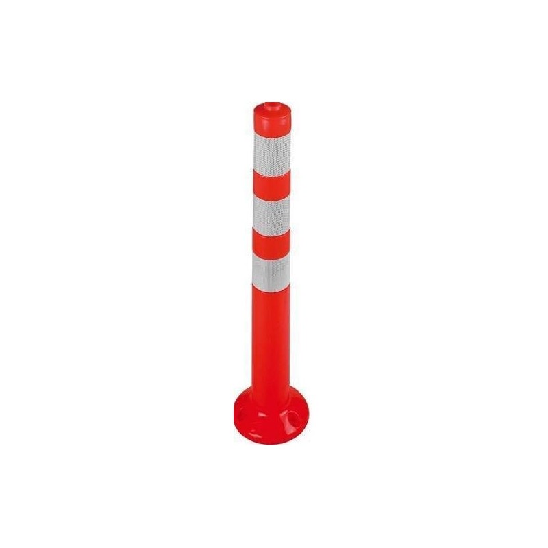 BOLARDO NARANJA 750MM ALTURA 80MM DIAMETRO