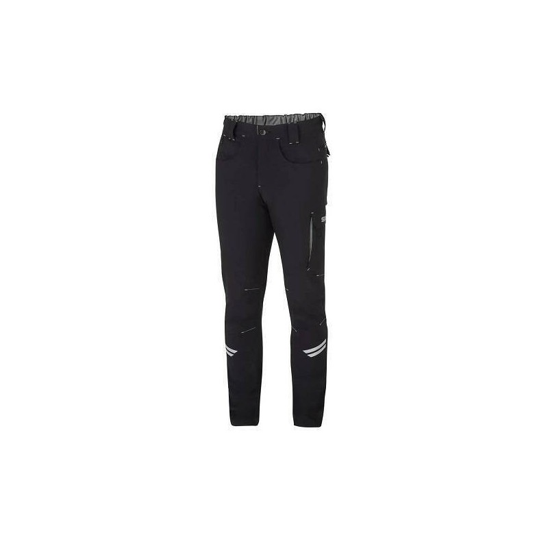 PANTALÓN KANSAS NYLON SPANDEX NEGRO GRIS