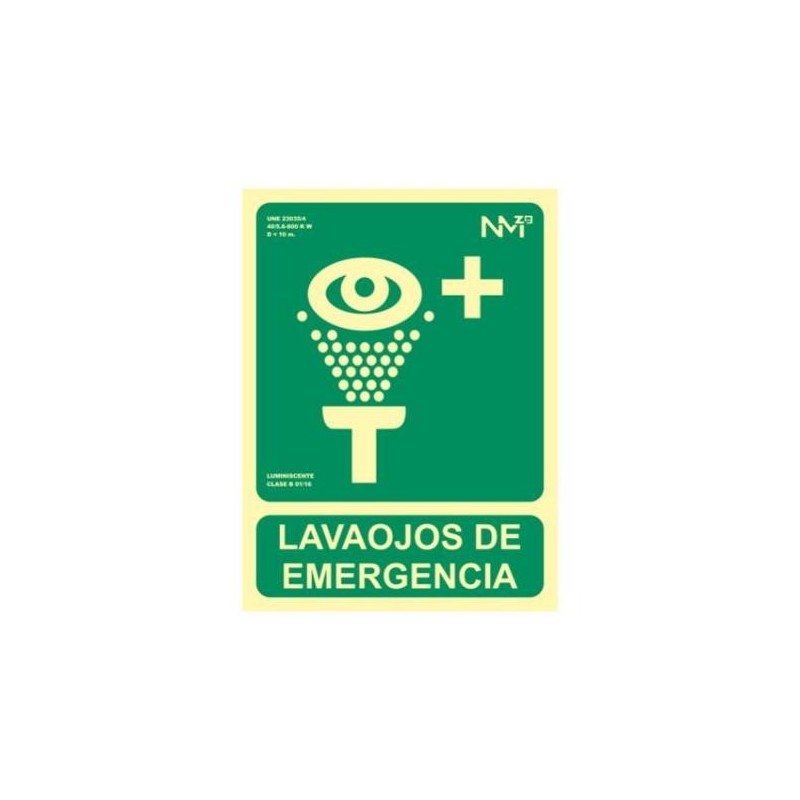 SEÑAL FOTOL.21X30 ''LAVA OJOS''