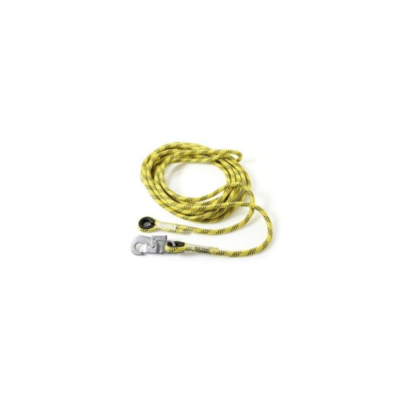 CUERDA DE SEGURIDAD 14MM CON MOSQUETON 10 MTS