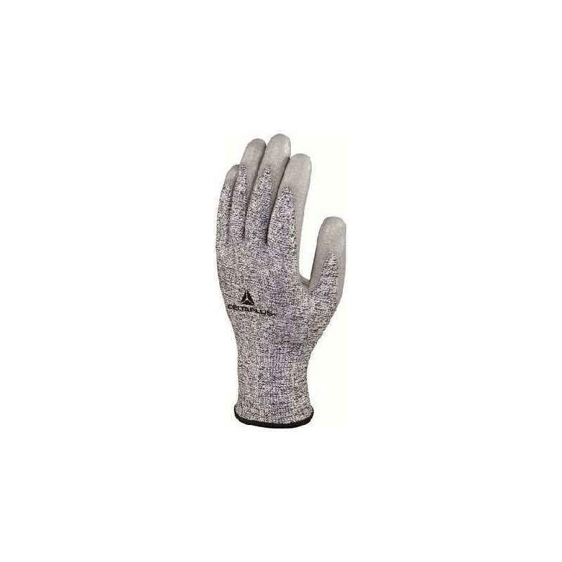 GUANTE ANTICORTE PALMA PU GRIS EN388 4,X,4,2,D BOLSA 3 PARES