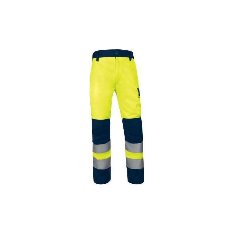 PANTALON MACH 1 A.V. AMARILLO-MARINO