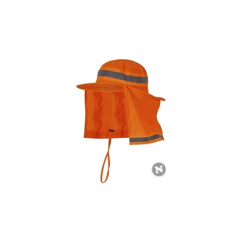 SOMBRERO CUBRE CUELLO DOUGLAS NARANJA FLUOR
