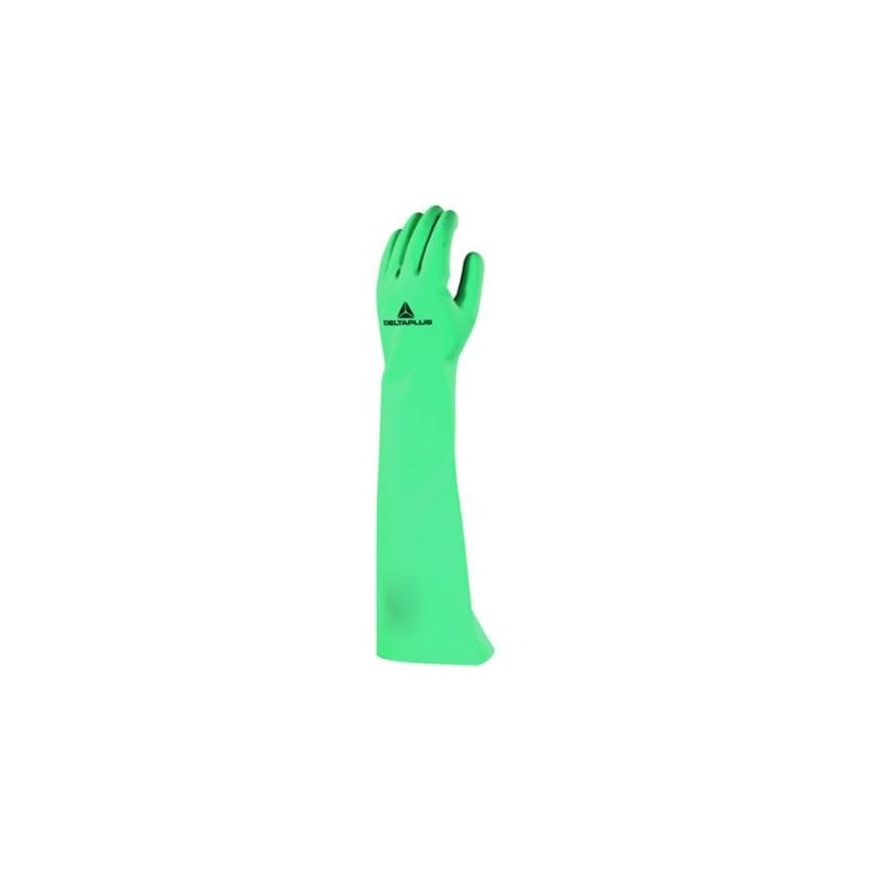 GUANTE NITRILO CLORINADO 46CMTS 0,55MM EN420, EN374-1, EN374-5, EN388 4,1,0,2,X