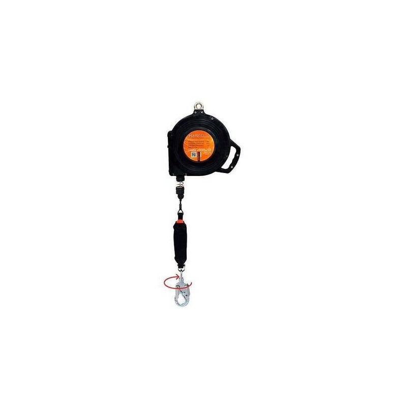 ANTICAIDA RETRACTIL MINIROLL DE CABLE ACERO 4MM 15MT