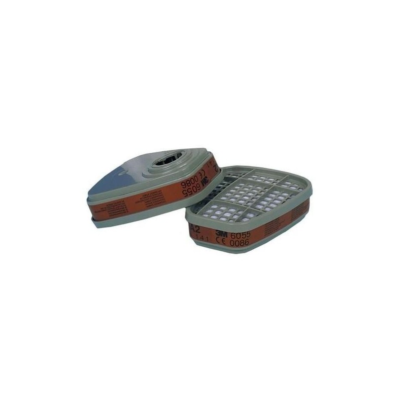 FILTRO A2 PARA SEMI MASCARA 6200 Y 6800 3M PACK 2 PIEZAS