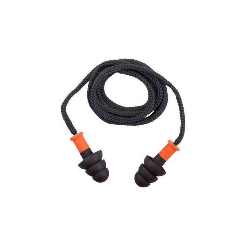TAPONES AUDITIVOS REUTILIZABLES 10 PARES TPR-SNR 34 DB + 1 CAJITA