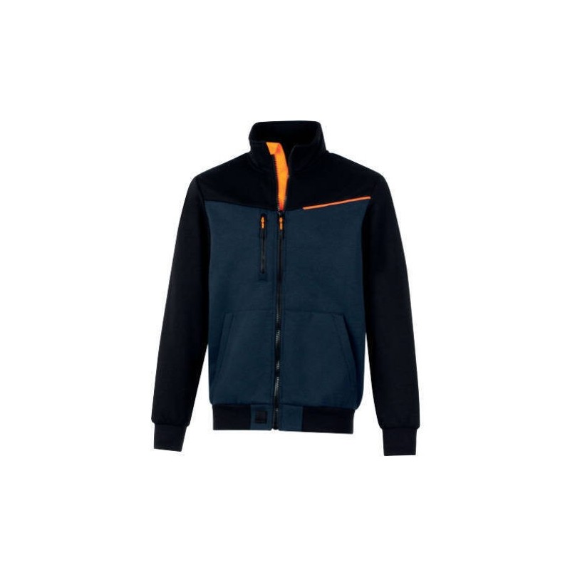CHAQUETA SUDADERA SWABI MARINO / NEGRO TALLA L