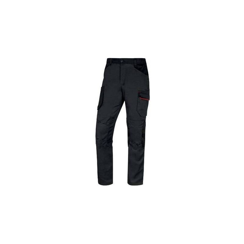 PANTALÓN MACH 2 STRECH GRIS / ROJO