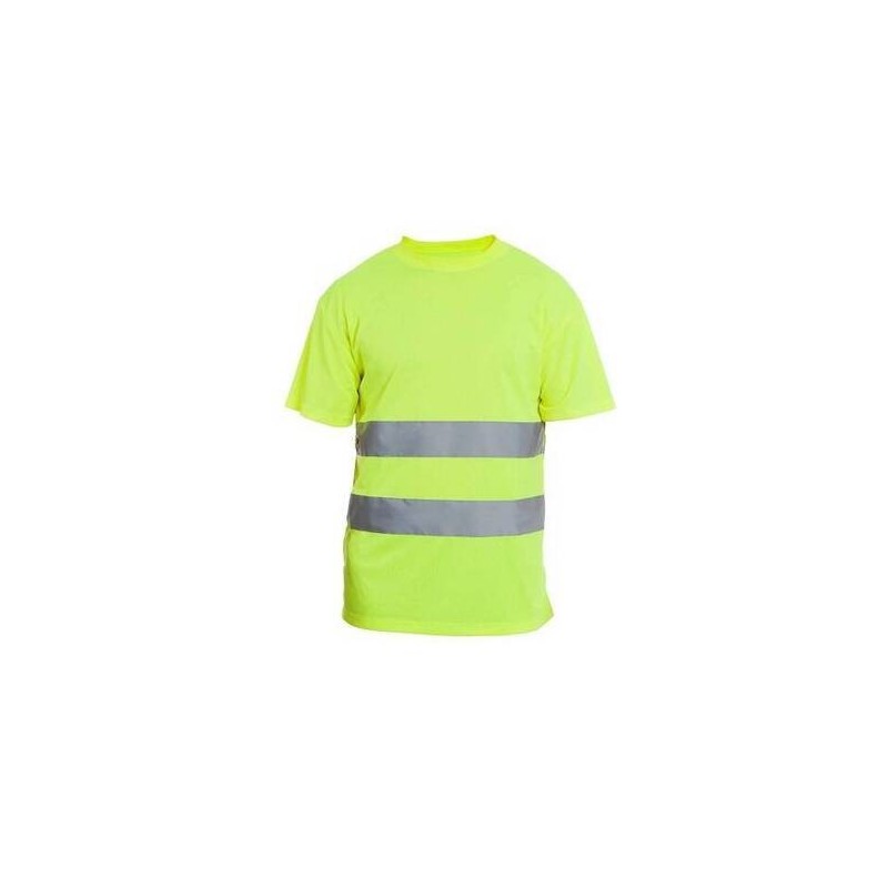 CAMISETA M/C ALTA VISIBILIDAD BARREL AMARILLO FLUOR