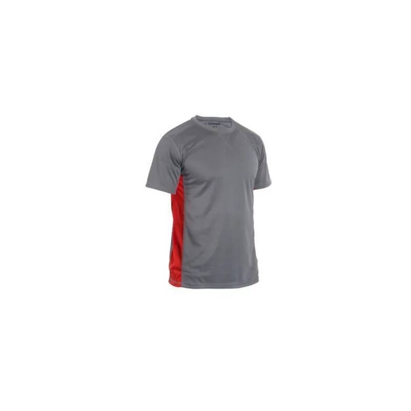 CAMISETA M/CORTA JET GRIS/ROJO