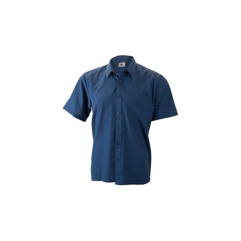 CAMISA M/C.1BOLS.TERGAL MARINO