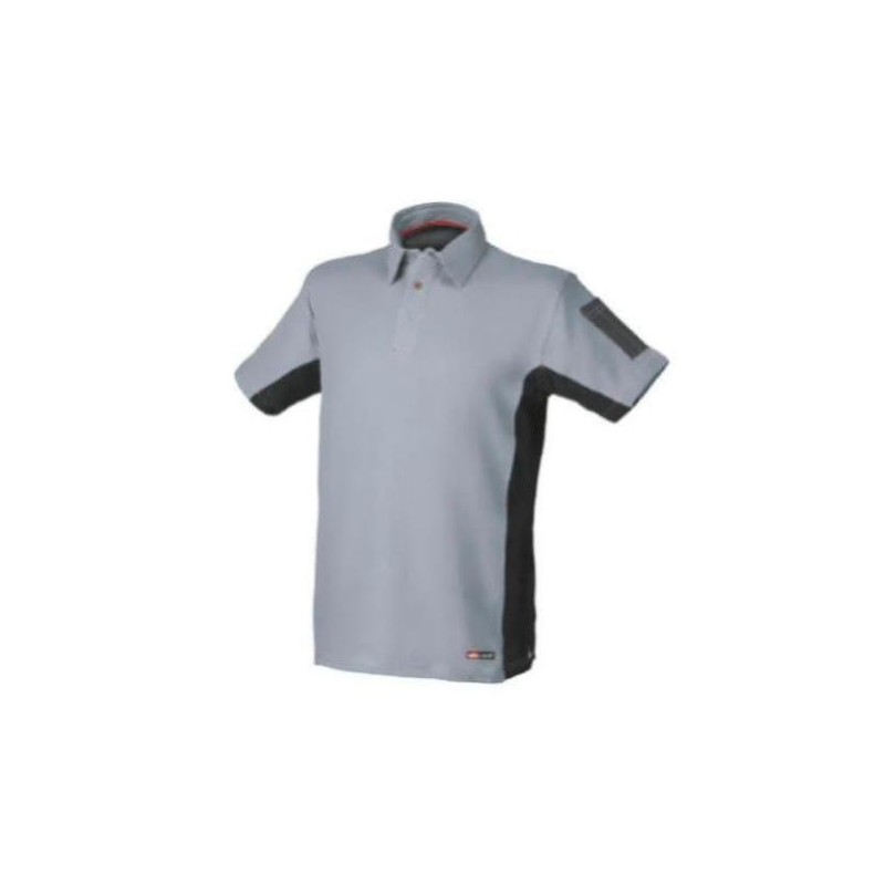 POLO STRECH ISSA GRIS NEGRO