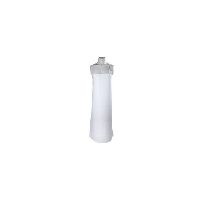 DELANTAL K20 114x70 cmts. PVC ARNÉS CINTA BLANCO TRIVI