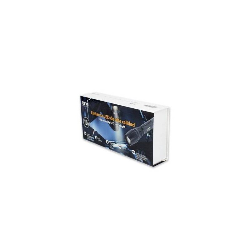 LINTERNA LED 10W ZOOM ALUMINIO RECARGABLE 7 POSICIONES TME