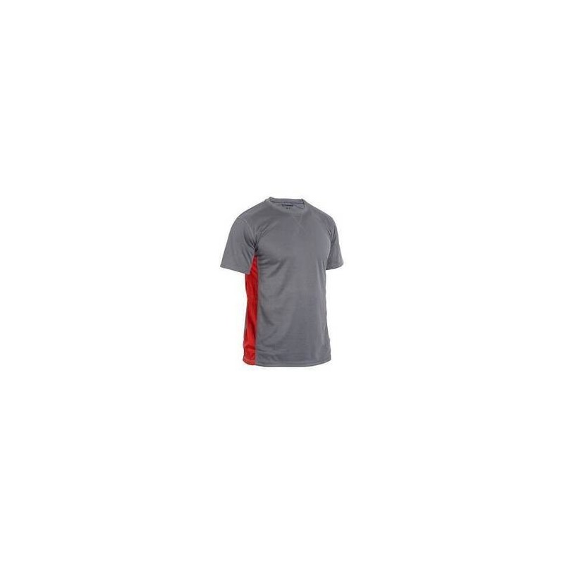 CAMISETA M/CORTA JET GRIS/ROJO