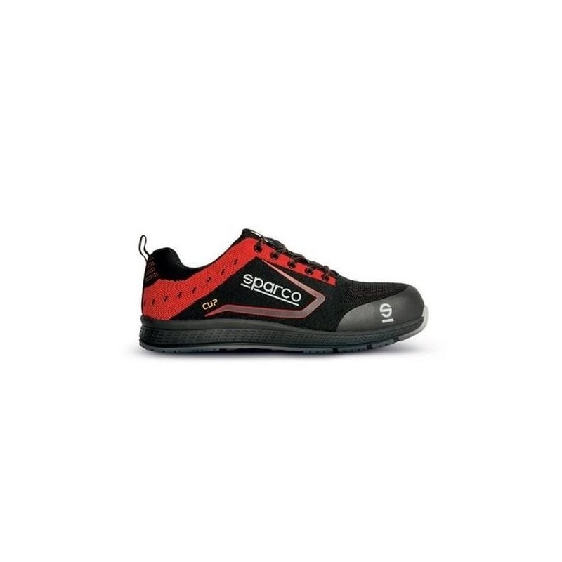 ZAPATO CUP S1P NEGRO-ROJO