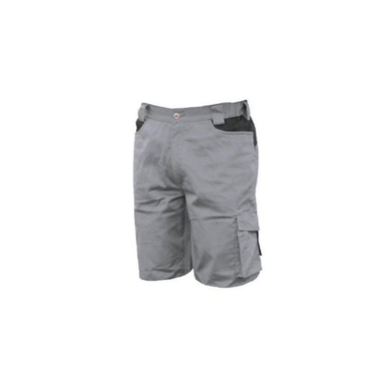 BERMUDA STRECH ISSA GRIS NEGRO