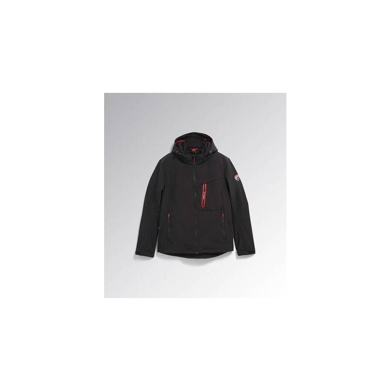 CHAQUETA SOFTSHELL DUCATI 80013 NEGRO