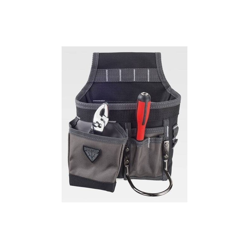 BOLSA HERRAMIENTAS MULT. BOLSILLOS 24 X 20 X 7 CM NEGRO / GRIS