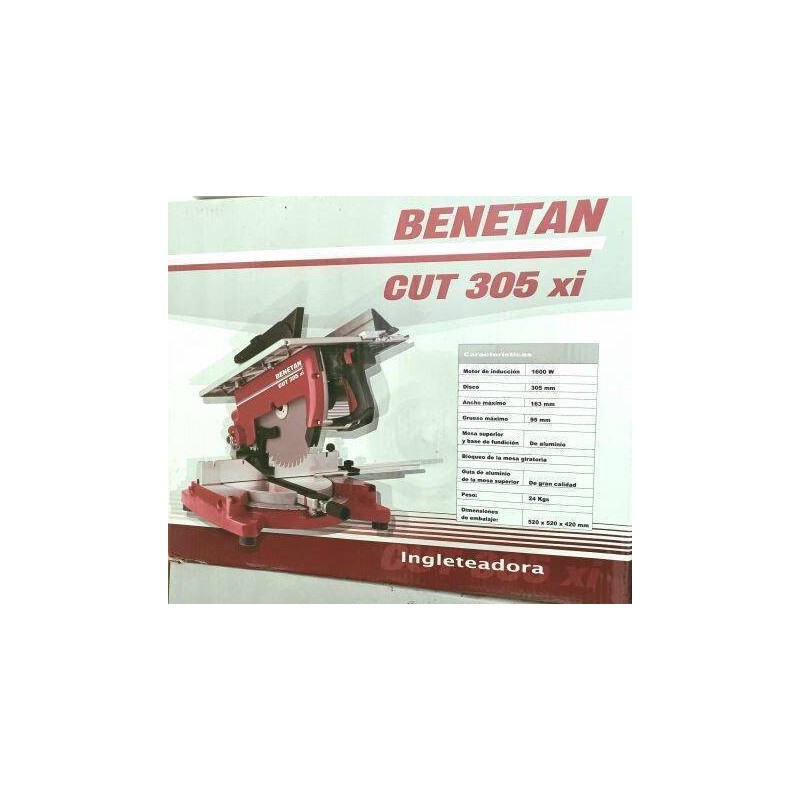 INGLETADORA DOBLE CORTE CUT305XI- 1600W DISCO 305 mm