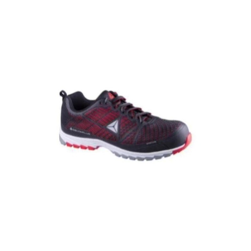 CALZADO POLIURETANO/MALLA AIREADA - S1P HRO SRC TALLA 47 NEGRO / ROJO