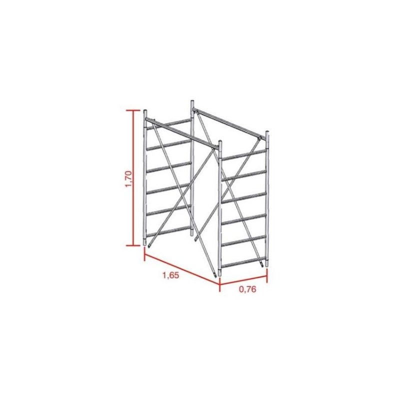 GRIM EU 75 TORRE ANDAMIO 1,70MTS 75X165