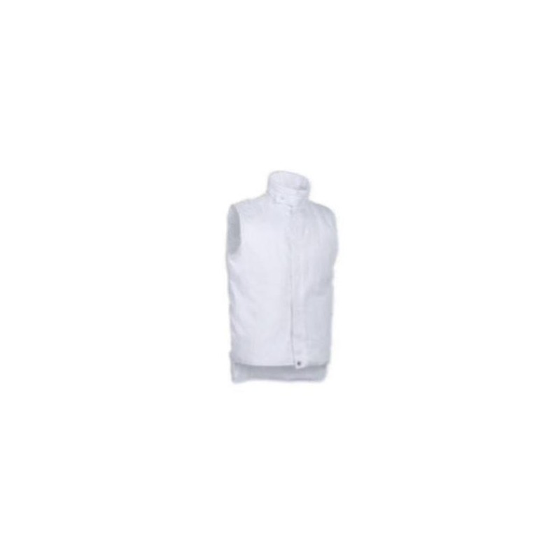 CHALECO MULTIBOL. MICROFIB. ACOLCHADO BLANCO T-L 0