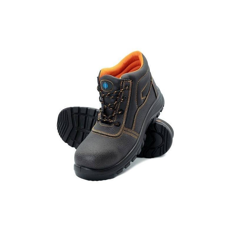 BOTA PIEL GRABADA METAL FREE
