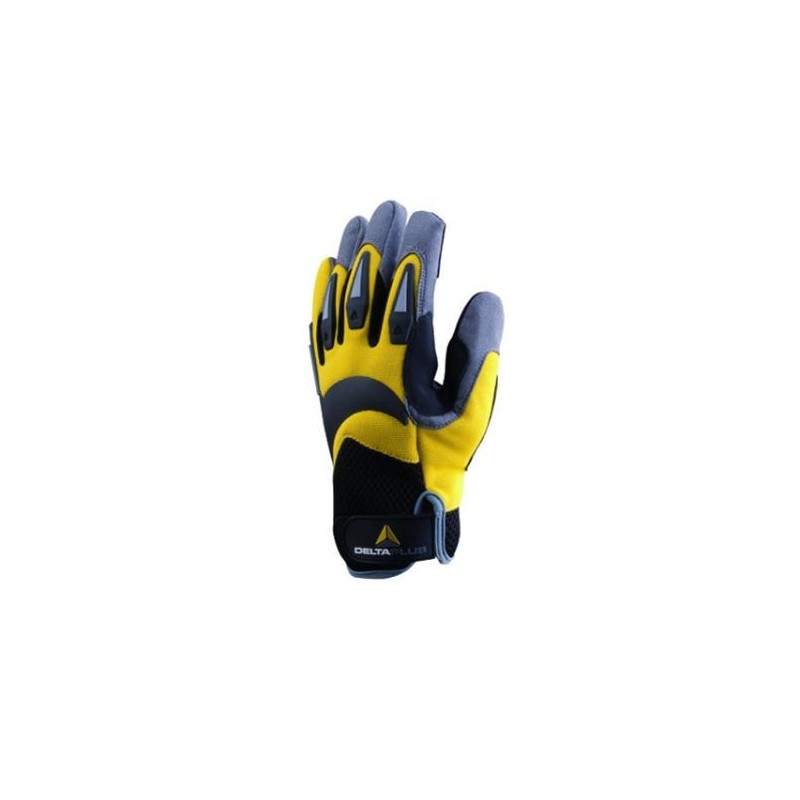 GUANTE POLIAMIDA - POLIÉSTER / ELASTANO ATHOS AMARILLO EN388 2,1,2,1,X,P TALLA 10