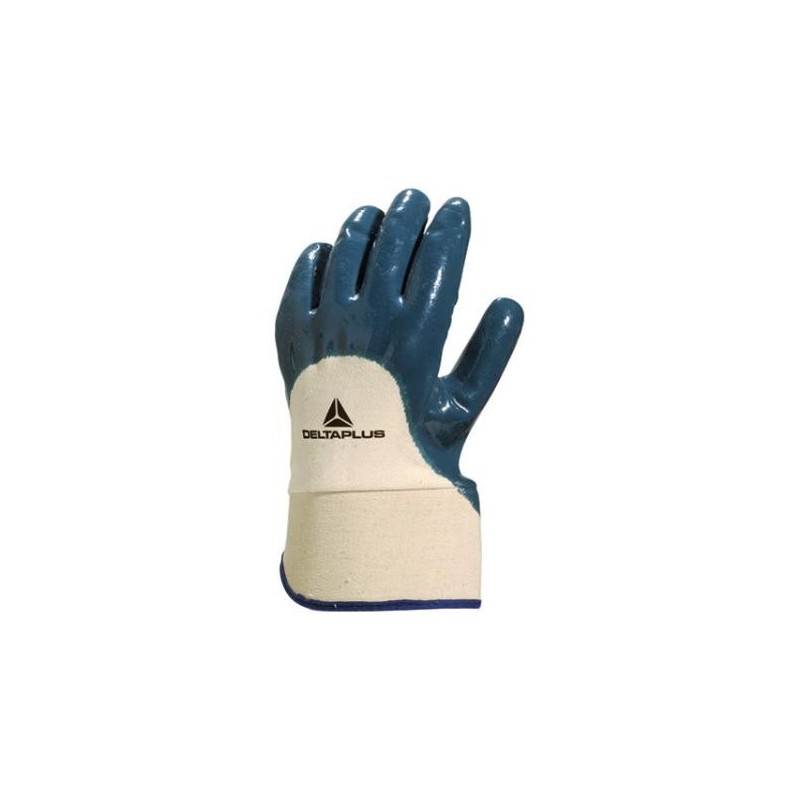 GUANTE NITRILO JERSEY MANGUITO TELA EN388 3,1,1,1,X TALLA 10 .