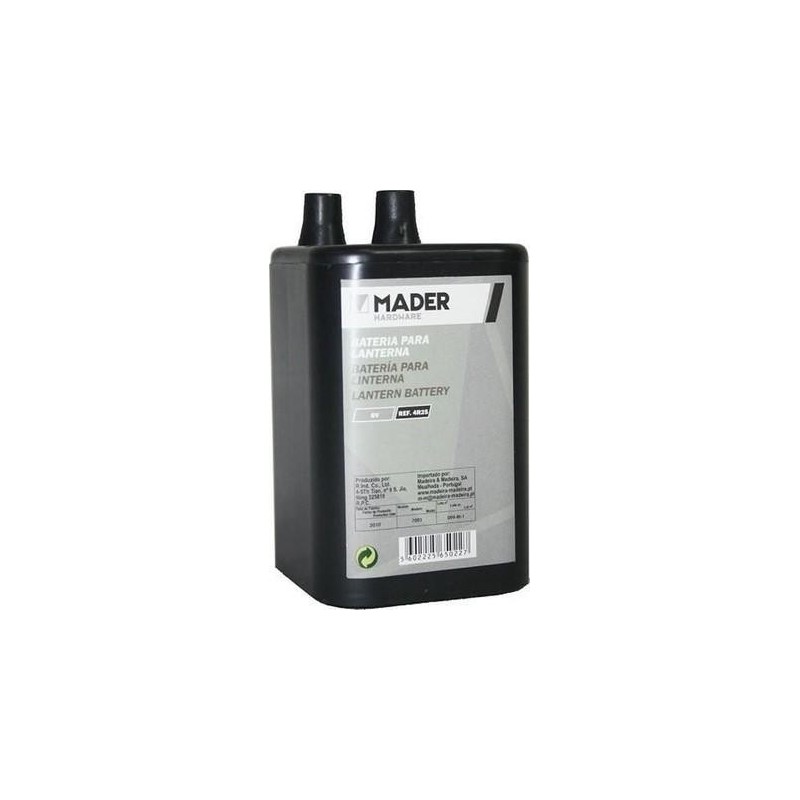 BATERÍA LÁMPARA BALIZAMIENTO 4R25 6V